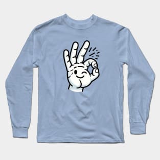 gesture ok Long Sleeve T-Shirt